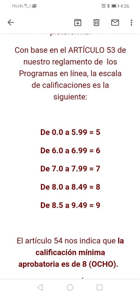 calificaciones unitec.